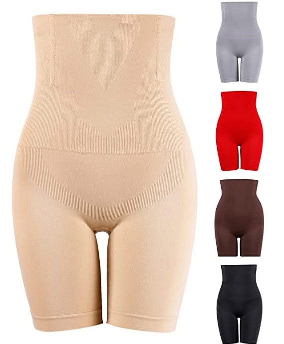 *Pantaloni modelatori cu burtieră si balene anti-alunecare