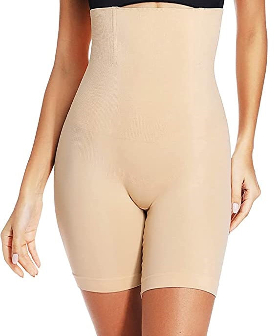 *Pantaloni modelatori cu burtieră si balene anti-alunecare