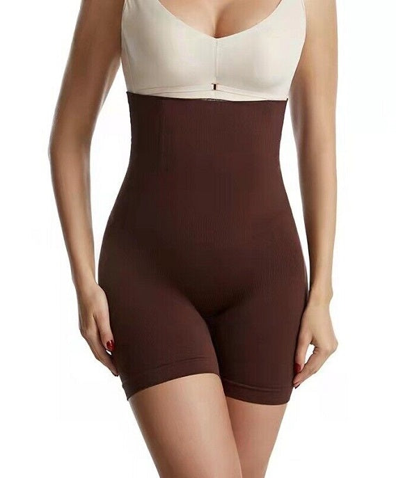 *Pantaloni modelatori cu burtieră si balene anti-alunecare