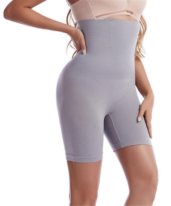 *Pantaloni modelatori cu burtieră si balene anti-alunecare